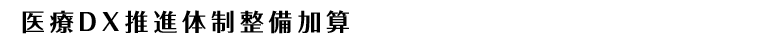医療DX推進体制整備加算